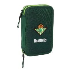 канцеларски,принадлежности,safta,real,betis,balompie,double,filled,pencil,case,28,units,green,(multicolor)