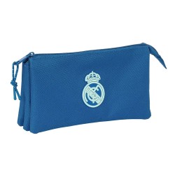 канцеларски,принадлежности,safta,real,madrid,chica,triple,real,madrid,pencil,case,blue,(blue)