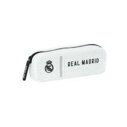 канцеларски,принадлежности,safta,real,madrid,first,kit,24,25,silicone,square,pencil,case,white,(multicolor)