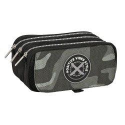 канцеларски,принадлежности,safta,stone,big,triple,pencil,case,multicolor,(multicolor)
