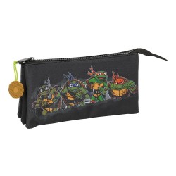 канцеларски,принадлежности,safta,tortugas,ninja,triple,pencil,case,black,(multicolor)