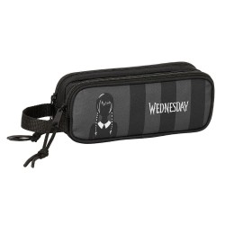 канцеларски,принадлежности,safta,wednesday,double,pencil,case,black,(multicolor)