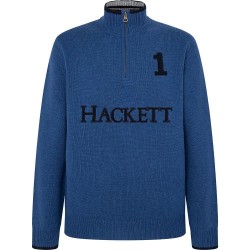 блуза,мъжки,пуловери,hackett,hm703226,half,zip,sweater,midnight,blue,(blue)