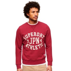 блуза,мъжки,пуловери,superdry,athletic,printed,sweatshirt,bordeaux,red,(red)