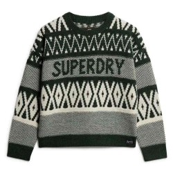 блуза,дамски,пуловери,дамски,плетени,дрехи,superdry,branded,pattern,sweater,green