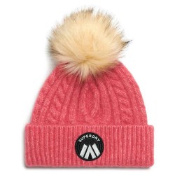 шапка,всички,шапки,superdry,cable,luxe,beanie,pink,(cord,pink)