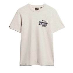 тениска,мъжки,тениски,superdry,classic,vl,graphic,short,sleeve,t,shirt,oat,cream,marl,(beige)