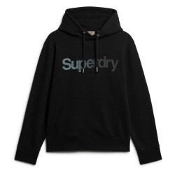суичър,мъжки,пуловери,superdry,core,logo,fade,loose,hoodie,black