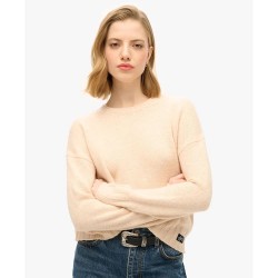 блуза,дамски,пуловери,дамски,плетени,дрехи,superdry,essential,sweater,pink,(shadow,pale,pink)