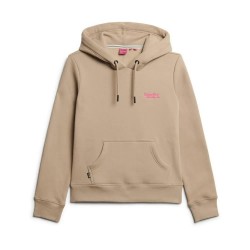 суичър,дамски,блузи,superdry,essential,logo,hoodie,cobblestone,grey,(beige)