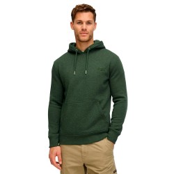 суичър,мъжки,пуловери,superdry,essential,logo,hoodie,deep,forest,green,marl,(green)