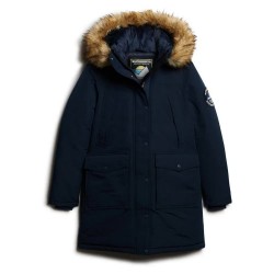 яке,дамски,якета,и,палта,superdry,everest,faux,fur,jacket,blue