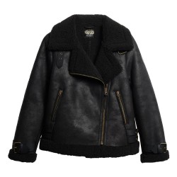 яке,дамски,якета,и,палта,superdry,faux,shearling,aviator,jacket,black