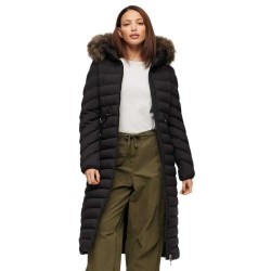 яке,дамски,якета,и,палта,superdry,fuji,faux,fur,longline,jacket,black