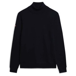 блуза,мъжки,пуловери,superdry,merino,high,neck,sweater,darkest,navy,(black)