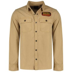 мъжки,якета,superdry,patched,canvas,overshirt,beige