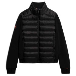 яке,мъжки,якета,superdry,storm,fleece,hybrid,bomber,jacket,black
