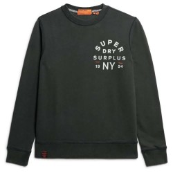 блуза,мъжки,пуловери,superdry,surplus,graphic,sweatshirt,washed,black,(black)