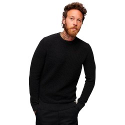 блуза,мъжки,пуловери,superdry,textured,sweater,raven,black,heather,(black)
