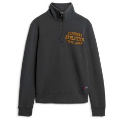 блуза,мъжки,пуловери,superdry,track,&,field,graphic,half,zip,sweatshirt,black,(washed,black)