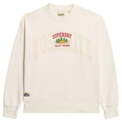 блуза,дамски,блузи,superdry,travel,souvenir,loose,sweatshirt,beige,(cream)