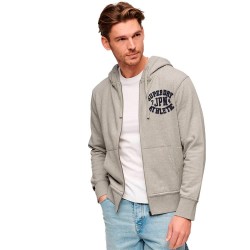 блуза,мъжки,пуловери,superdry,vintage,athletic,full,zip,sweatshirt,grey