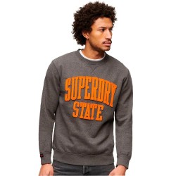 блуза,мъжки,пуловери,superdry,vintage,athletic,sweatshirt,grey