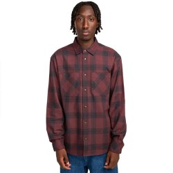 риза,с,дълъг,ръкав,мъжки,ризи,element,compass,long,sleeve,shirt,brown,(decadent,chocolate,plaid)