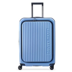 Delsey Securitime F/O 65 cm Expandable 80L trolley bag - Blue (Lavender Blue) куфари,delsey,securitime,f,o,65,cm,expandable,80l,trolley,bag,blue,(lavender,blue)