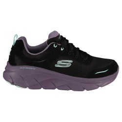 маратонки,дамски,маратонки,skechers,d´lux,walker,2.0,trainers,black,suede,mesh,multi,trim,(black)