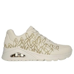 маратонки,дамски,маратонки,skechers,uno,trainers,natural,durabuck,gold,mylar,embroidery,(beige)