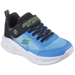маратонки,детски,маратонки,skechers,meteor,lights,krendo,trainers,black,&,blue,textile,synthetic,lime,trim,(blue)