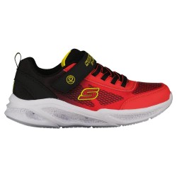 маратонки,детски,маратонки,skechers,meteor,lights,krendo,trainers,red,(red,&,black,textile,synthetic,yellow,trim)