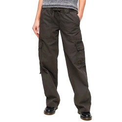 Панталони Superdry Low Rise Utility pants - Grey (Washed Black) панталони,дамски,панталони,superdry,low,rise,utility,pants,grey,(washed,black)