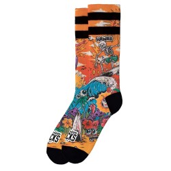 чорапи,мъжки,чорапи,дамски,чорапи,american,socks,hawaii,long,socks,orange,(orange)