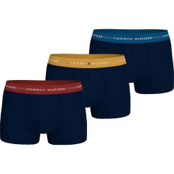 боксерки,мъжко,бельо,tommy,hilfiger,signature,essential,boxers,3,units,red,red,(blue)