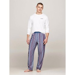 пижама,мъжки,пижами,tommy,hilfiger,um0um03359,long,sleeve,pyjama,blue