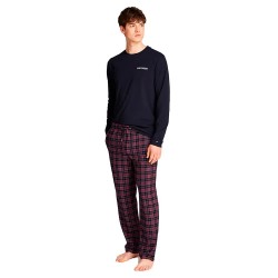 пижама,мъжки,пижами,tommy,hilfiger,um0um03360,long,sleeve,pyjama,blue