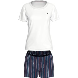 пижама,дамски,пижами,tommy,hilfiger,uw0uw05554,pyjama,white