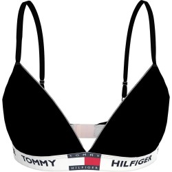 дамско,бельо,дамски,бикини,и,танкини,tommy,hilfiger,heritage,triangle,bra,black,(black)
