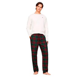 пижама,мъжки,пижами,tommy,hilfiger,waffle,long,sleeve,pyjama,red