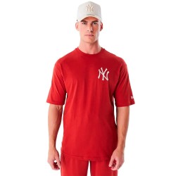 тениска,мъжки,тениски,new,era,league,essentials,lc,new,york,yankees,short,sleeve,t,shirt,red,(rust,copper)