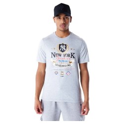 тениска,мъжки,тениски,new,era,mlb,badge,graphic,new,york,yankees,short,sleeve,t,shirt,grey,(grey,med)