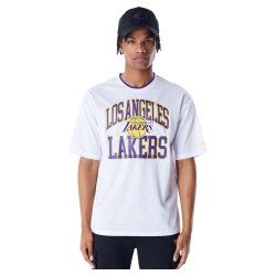 тениска,мъжки,тениски,new,era,nba,patch,mesh,los,angeles,lakers,short,sleeve,t,shirt,white