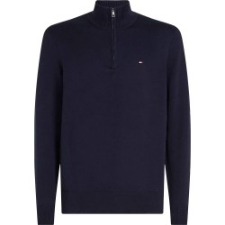 блуза,мъжки,пуловери,tommy,hilfiger,essential,half,zip,sweater,blue,(desert,sky)