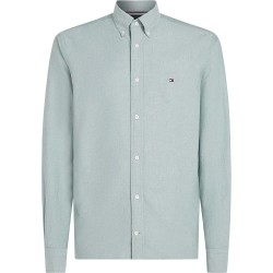 риза,с,дълъг,ръкав,мъжки,ризи,tommy,hilfiger,solid,heritage,oxford,rf,long,sleeve,shirt,ornamental,green,(green)