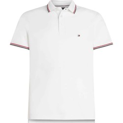 мъжки,блузи,с,яка,tommy,hilfiger,tipped,slim,fit,short,sleeve,polo,white