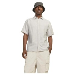 риза,с,къс,ръкав,мъжки,ризи,jack,&,jones,oshua,structure,short,sleeve,shirt,moonbeam,(beige)