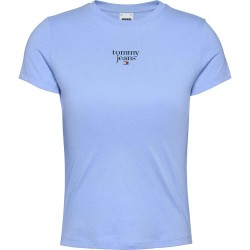 тениска,дамски,тениски,tommy,jeans,essential,logo1,ext,short,sleeve,t,shirt,vessel,blue,(blue)