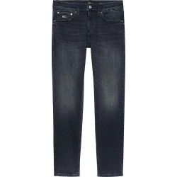 дънки,мъжки,панталони,tommy,jeans,scanton,dh1267,slim,fit,jeans,black